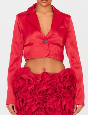 Sacou PRETTYLITTLETHING, roșu