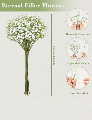 Plante artificiale Shein, mix culori