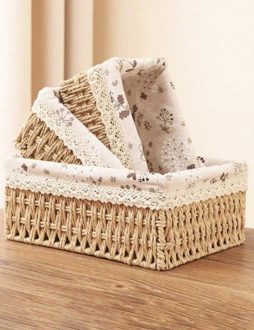 Set cutii depozitare Shein, bej