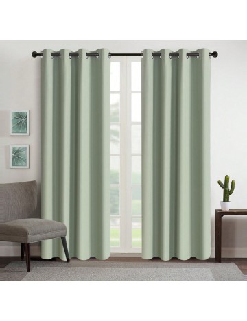 Draperie Shein, verde