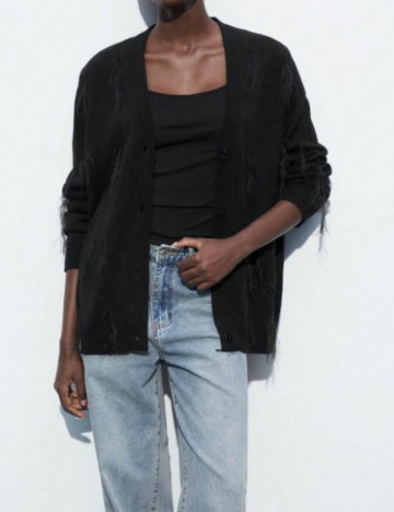 Cardigan Shein, negru