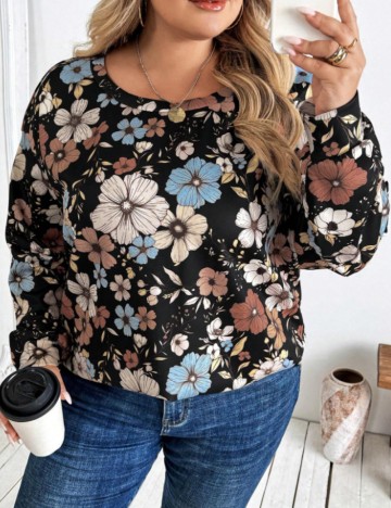 Bluză Shein Curve+, mix culori