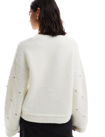 Pulover ASOS, alb