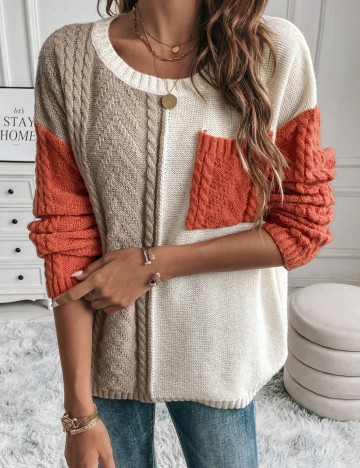 Pulover Shein, mix culori
