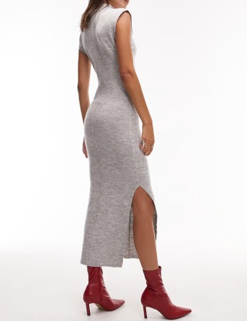 Rochie maxi Topshop, gri