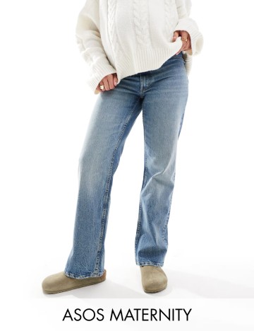 Jeans ASOS, albastru