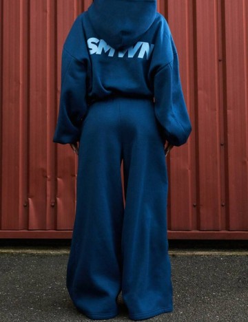 Pantaloni Shein SUMWON, albastru