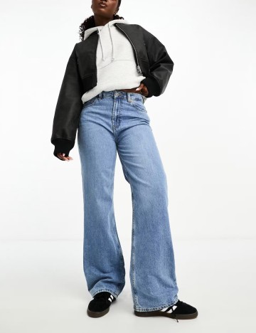 Jeans ASOS, albastru