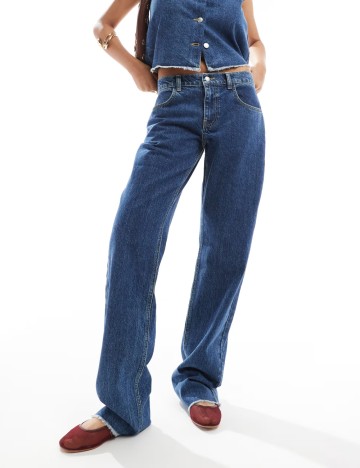 Jeans ASOS, albastru
