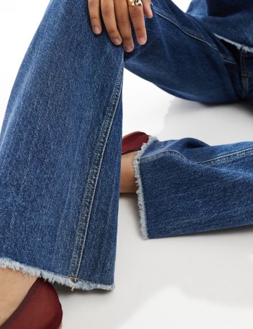 Jeans ASOS, albastru