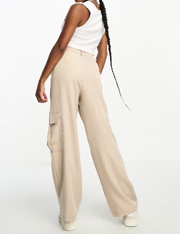 Pantaloni cargo Heartbreak, bej