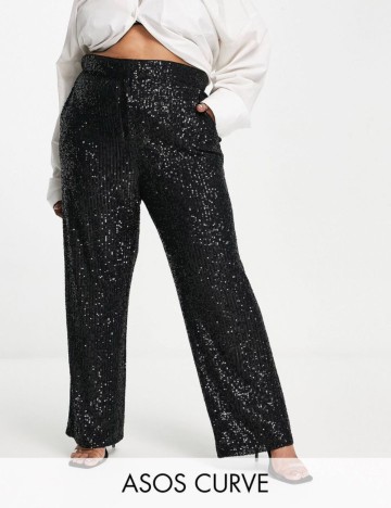 Pantaloni ASOS, negru