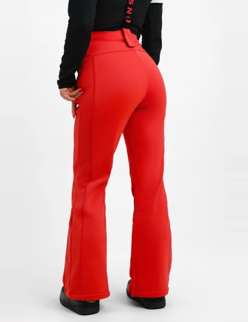 Pantaloni de schi Topshop, roșu