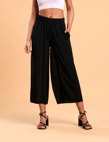 Pantaloni 3/4 Sinsay, negru