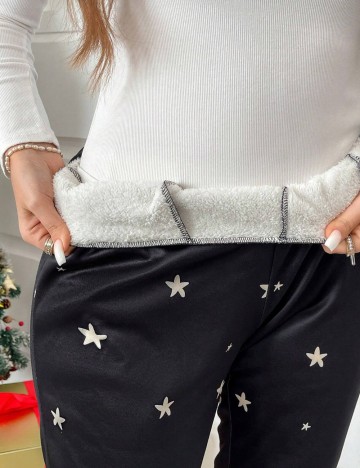Pantaloni Shein Curve+, negru