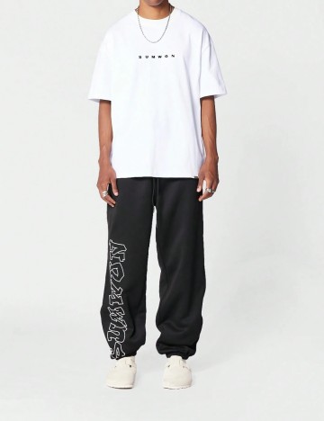Pantaloni de trening Shein SUMWON, negru