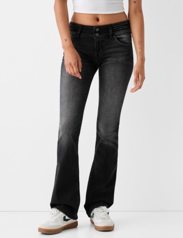 Jeans Bershka, negru