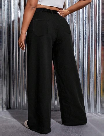 Jeans Shein Curve+, negru