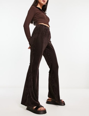 Pantaloni Urban Threads, maro
