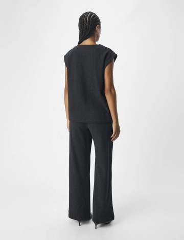 Pantaloni Object, gri
