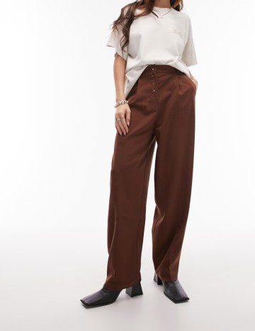 Pantaloni Topshop, maro