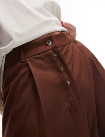 Pantaloni Topshop, maro