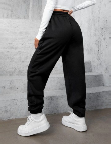 Pantaloni de trening Shein, negru