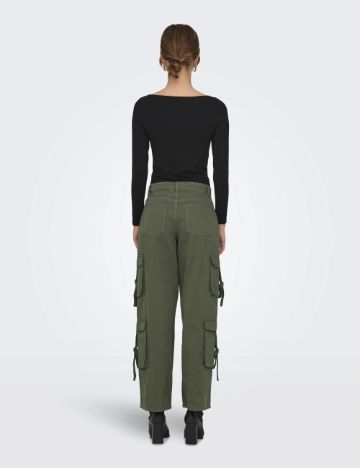 Pantaloni cargo Only, verde