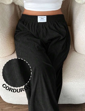 Pantaloni Shein Curve+, negru