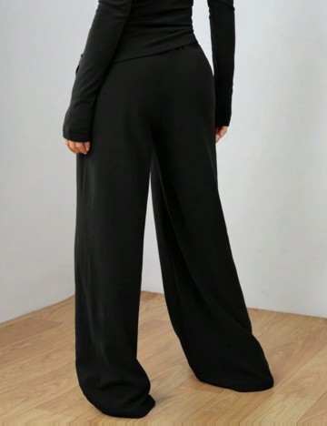 Pantaloni Shein Curve+, negru
