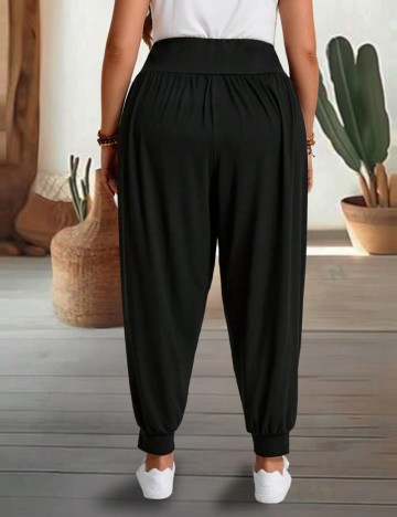 Pantaloni Shein Curve+, negru