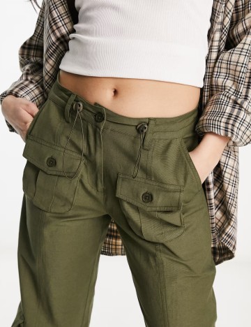 Pantaloni Reclaimed vintage, kaki