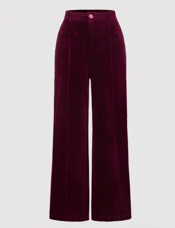 Pantaloni Shein, vișiniu
