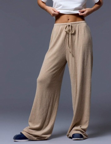 Pantaloni Shein MUSERA, bej
