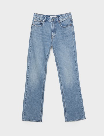 Jeans Stradivarius, albastru