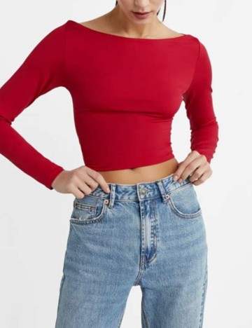 Jeans Stradivarius, albastru