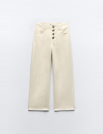 Jeans Zara, crem