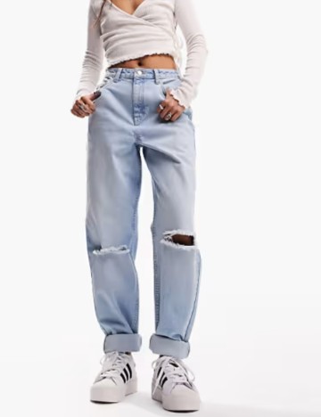 Jeans ASOS, albastru