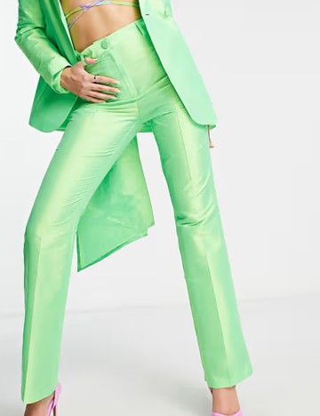Pantaloni Collusion, verde
