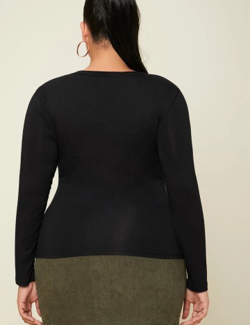 Bluză Shein Curve+, negru