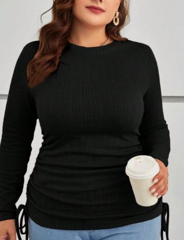 Bluză Shein Curve+, negru