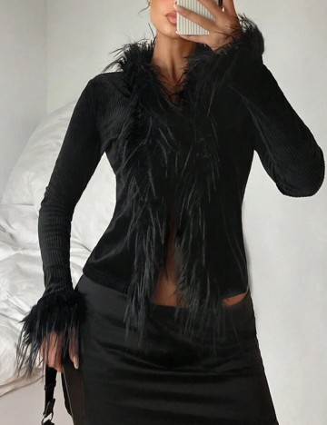 Bluză Shein, negru