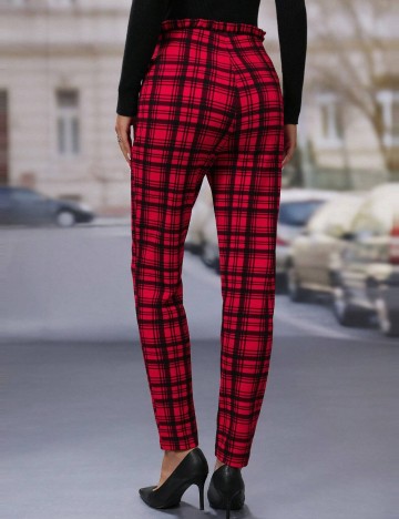 Pantaloni Shein, roșu