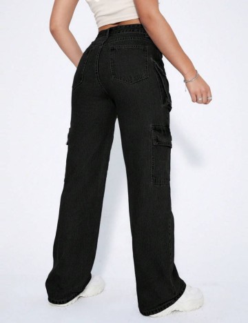 Jeans Shein, negru