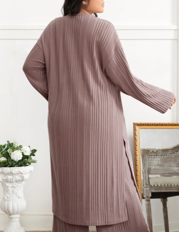 Bluză de pijama Shein Curve+, roz