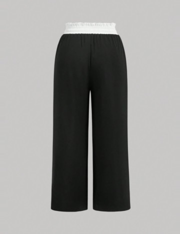 Pantaloni Shein Curve+, negru