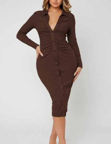 Rochie midi Shein, maro