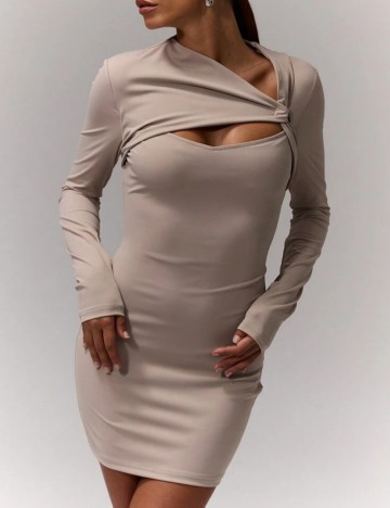 Rochie mini Shein MUSERA, bej