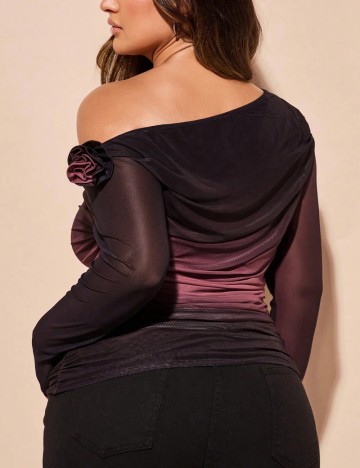 Bluză Shein Curve+, mix culori