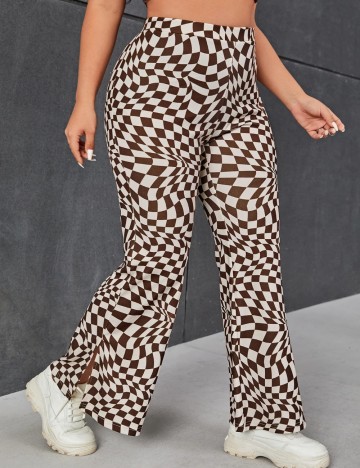 Pantaloni Shein Curve+, mix culori